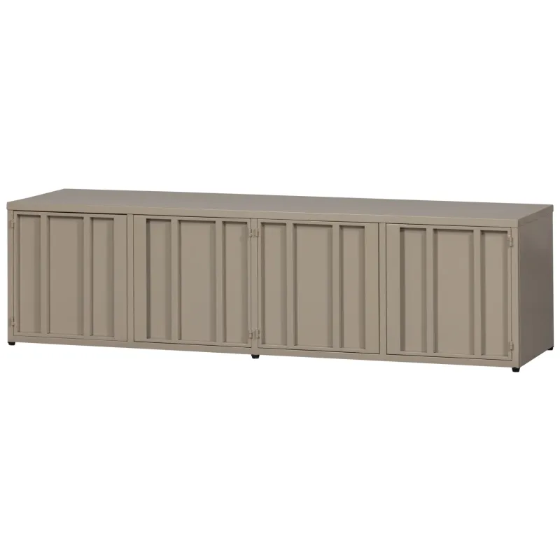 Level tv meubel metaal zand 44x160 cm